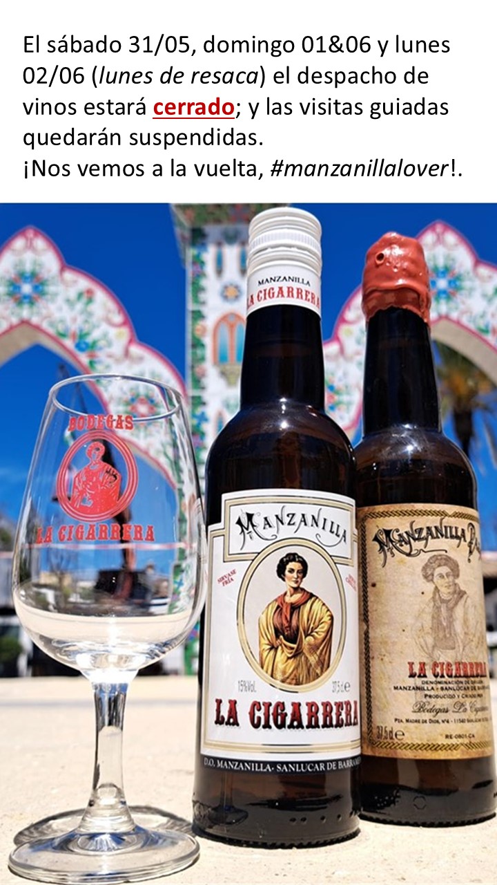 Días cerrados Feria de la Manzanilla